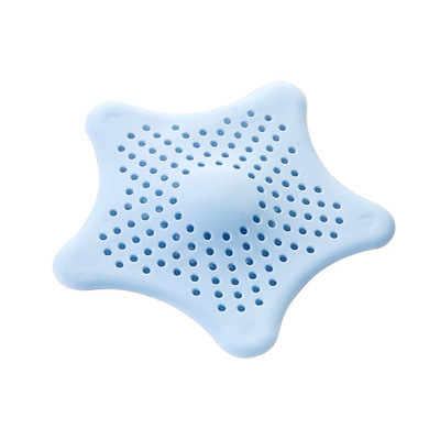 Creative five-pointed star kitchen sink anti-clogging bathroom filter screen Starfish silicone floor drain made of TPR material Item Picture
