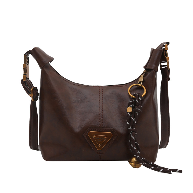 Large-capacity women's casual 2024 new niche design chain single-shoulder crossbody bag for work and commuting dumplings Item Picture
