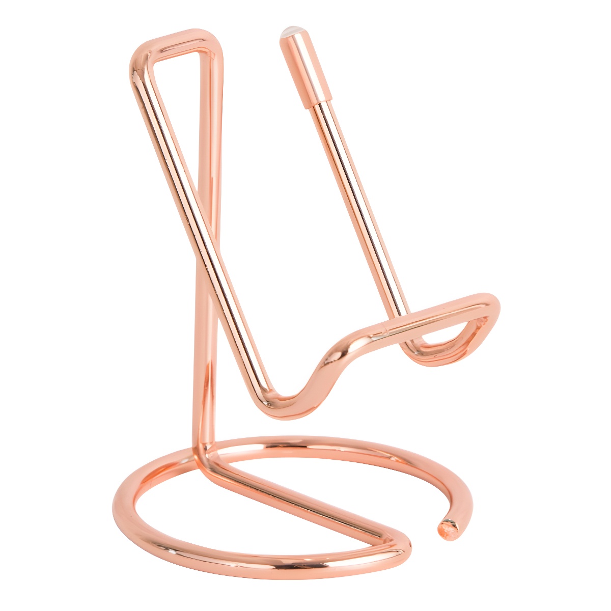 INS Ironwork linear metal mobile phone stand, simple desktop reading display stand, business card holder factory direct sales full figure