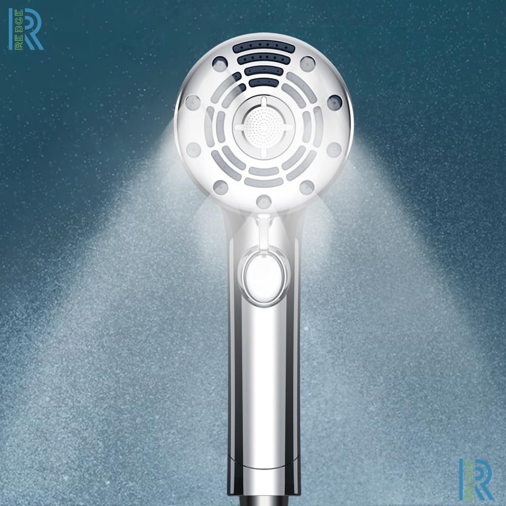 New Japanese micro-bubble nano water beauty showerhead pressurized Japanese connector KMGT button water stop Specification drawing