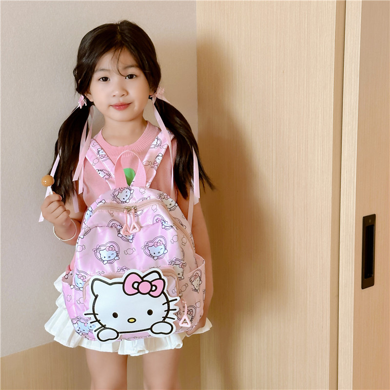 Kulomi schoolbag for girls in grades three to six, large-capacity backpack for girls, reduces burden and protects the spine for junior high school students Specification drawing
