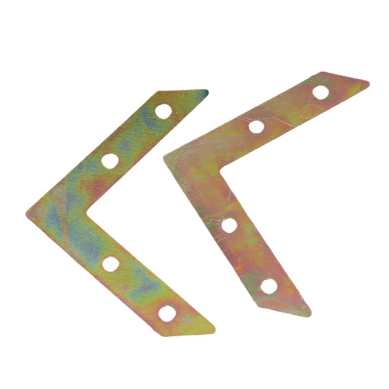 The L-shaped Angle iron and 90-degree right-angle fixing plate of the photo frame furniture corner code connection piece reinforce and firmly connect the corner horse Item Picture
