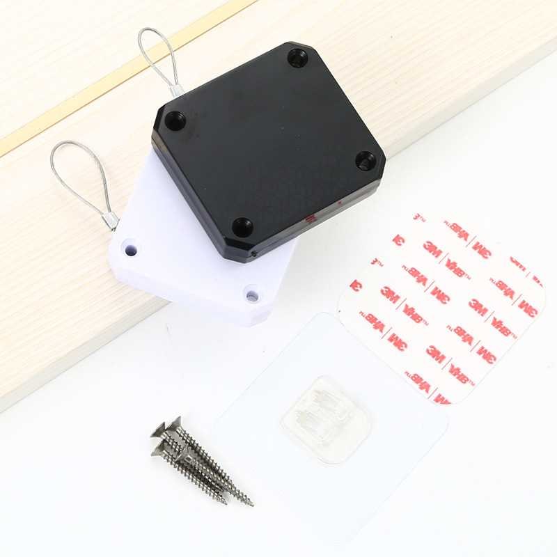 Hole-free pull rope door closer, household sliding door, bedroom door, automatic return, simple automatic silent door closer details Picture
