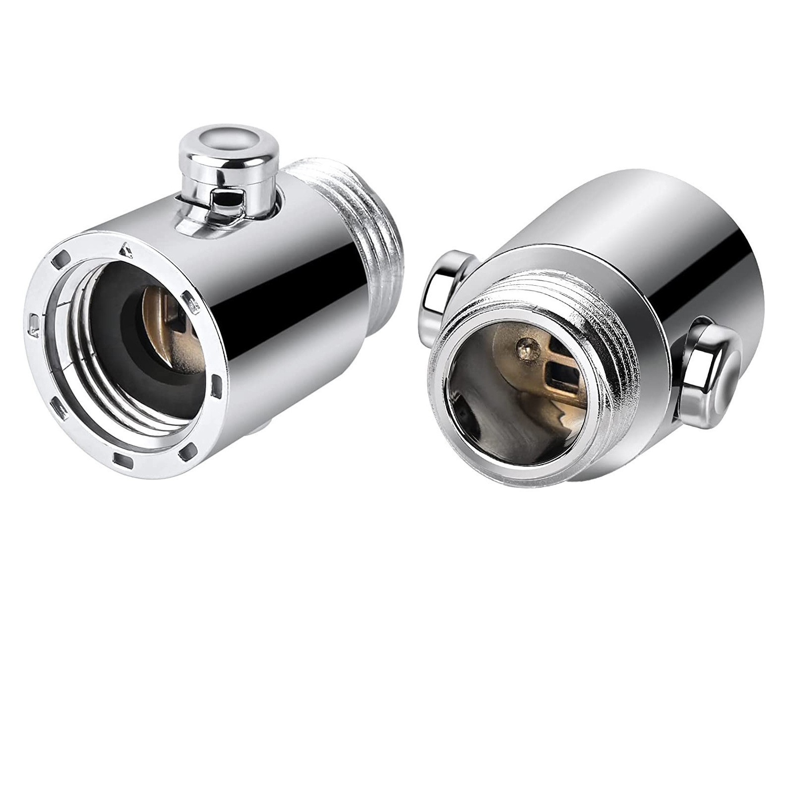 Shower head one-button water stop valve, water-saving temperature control valve, shower head flow-limiting valve, shower head flow control valve regulator full figure