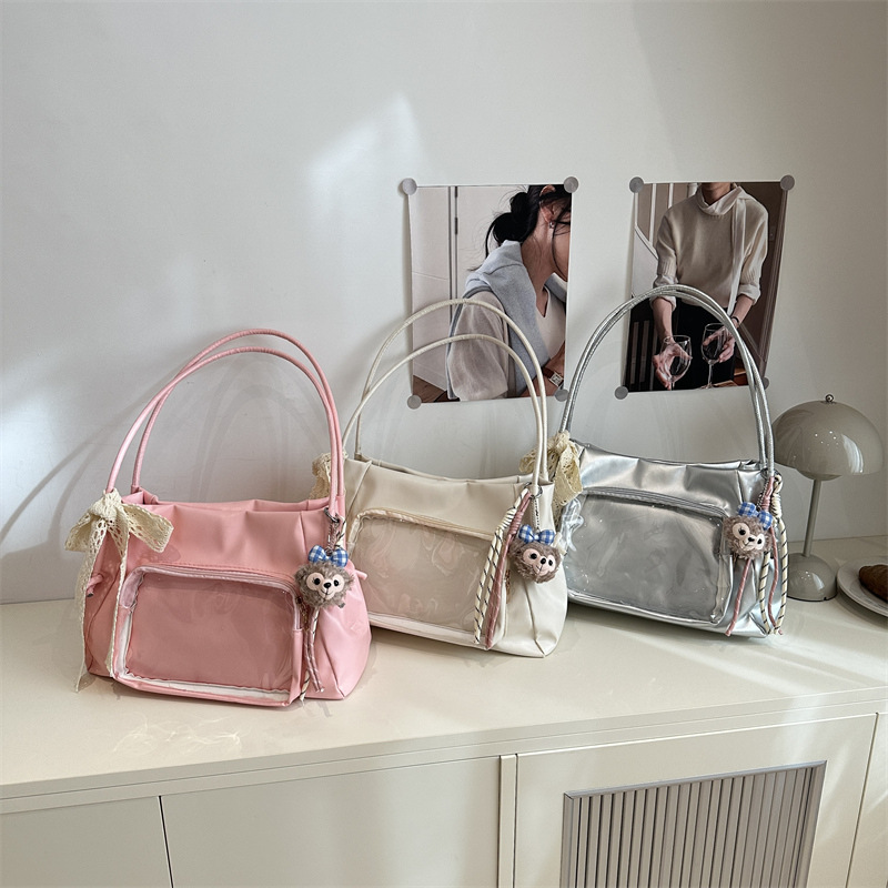 Korean Spring Girl Bag 2025 New Style, trendy and versatile, large-capacity single-shoulder tote bag, fashionable and casual crossbody bag Application Scenario