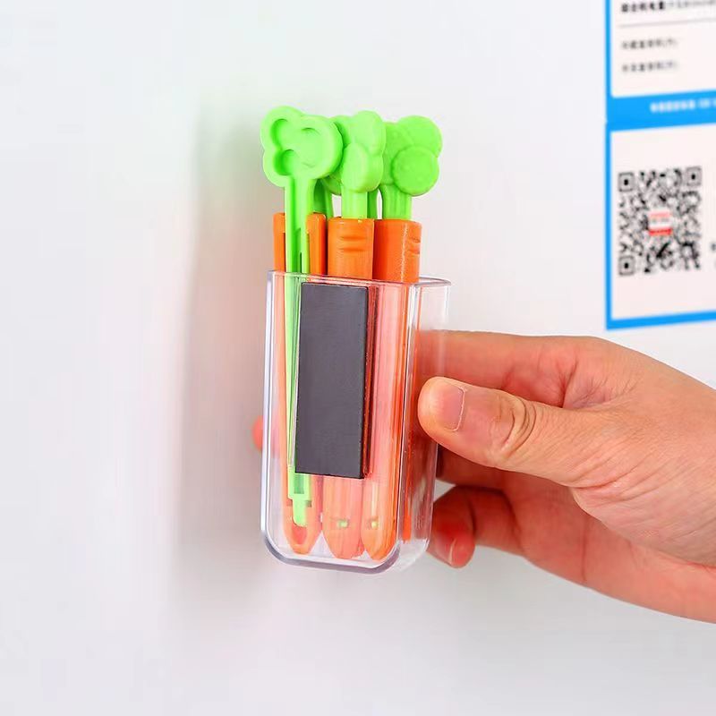 Cute carrot sealing clip, refrigerator magnetic sticker, kitchen small clip, creative food, snack bag, moisture-proof sealing wonder Specification drawing