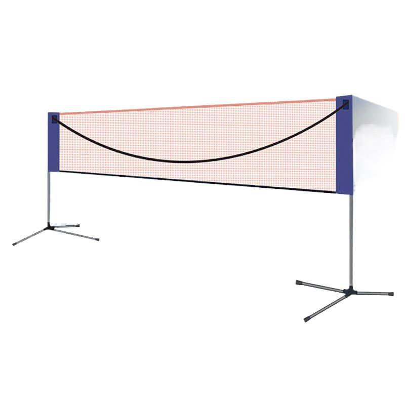 Portable household badminton net frame, indoor and outdoor professional competition standard net folding mobile blocking frame Item Picture