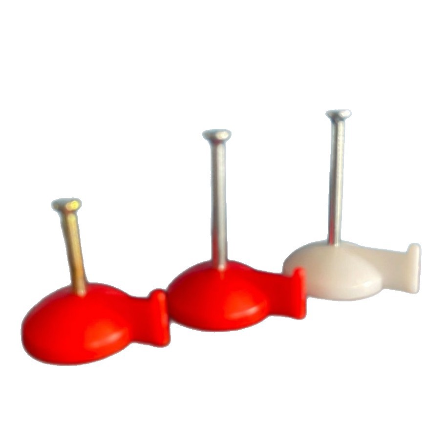 In-stock advertising nail clips, wallpaper fixing nails, high-hardness cement nails, KT board spray-painted fabric, poster fixing large-head steel nails Item Picture