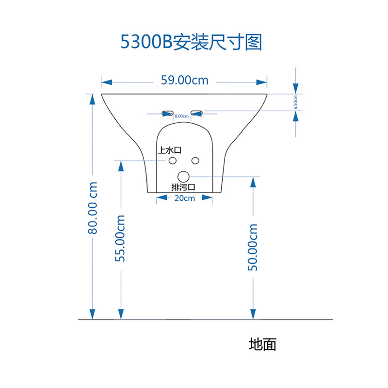 Export washbasin, washbasin, hanging basin, washbasin, balcony basin, washbasin, ceramic suspended washbasin, washbasin Application Scenario