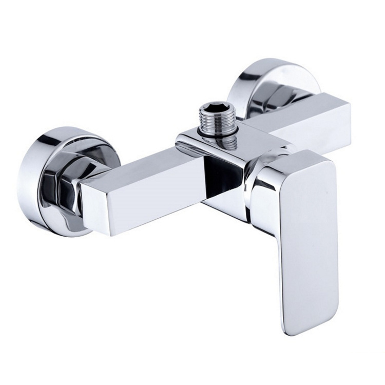 Square shower, bathroom mixing valve, bathtub faucet, cold and hot simple shower head, shower faucet, concealed shower faucet Item Picture