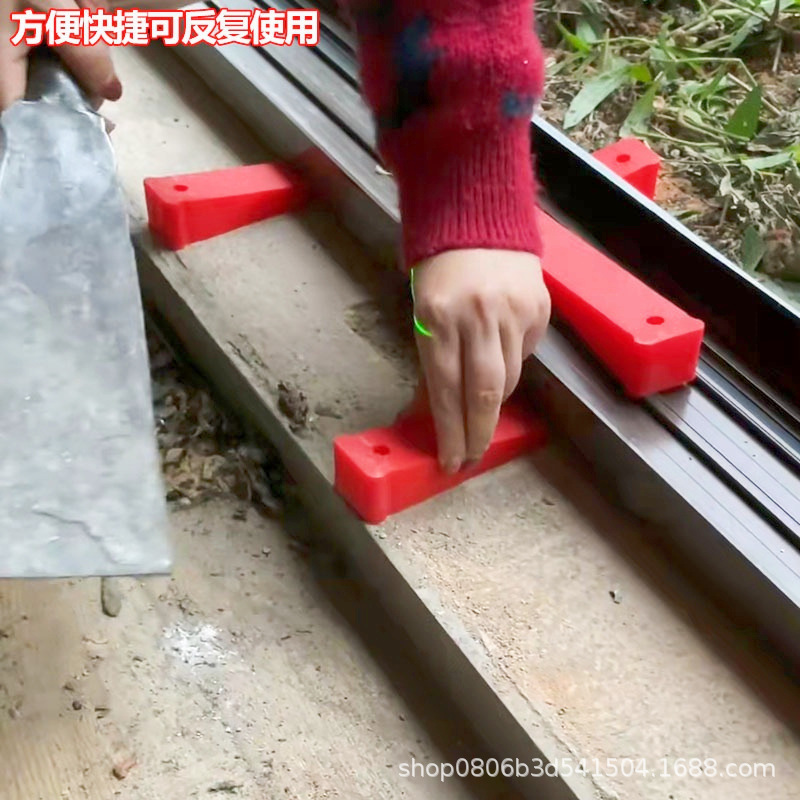 Door and window wedge installation, door and window gasket installation, door and window leveling device, quick positioning, plastic-steel-aluminum composite window installation pad details Picture