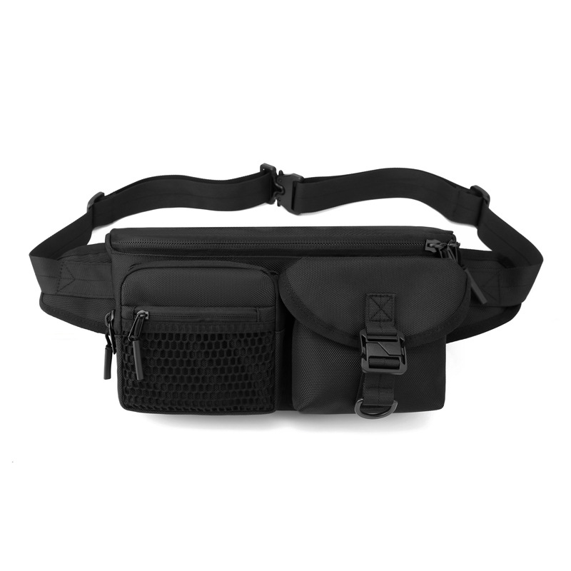 WEPOWER's new trendy sports chest bag, multi-functional single-shoulder small crossbody bag, outdoor casual waist bag and crossbody bag details Picture