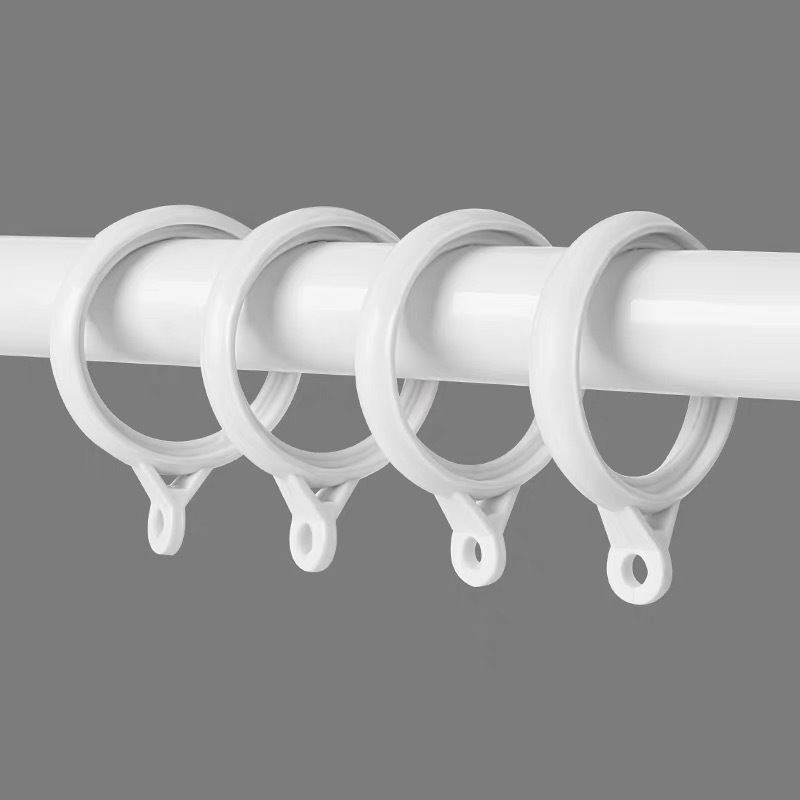 Roman pole ring, curtain hanging ring, abs plastic thickened and thickened circular ring, silent movable buckle pull ring manufacturer wholesale full figure