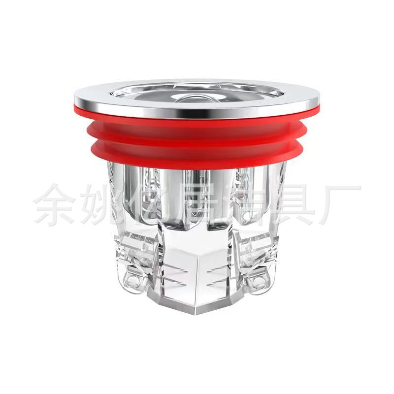 Universal magnetic floor drain core anti-insect and anti-odor device inner core, bathroom sewer anti-odor and deodorizing wonder sealing cover full figure