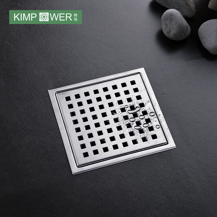 304 stainless steel floor drain, balcony floor drain, hardware, anti-odor, anti-backflow, anti-insect, multi-specification bathroom floor drain wholesale full figure