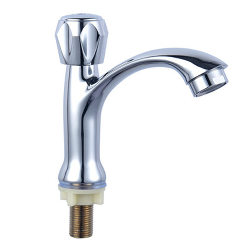 Engineering single-cooling faucet, washbasin under-counter basin, countertop washbasin faucet, building materials washbasin, single-cooling washbasin faucet Item Picture