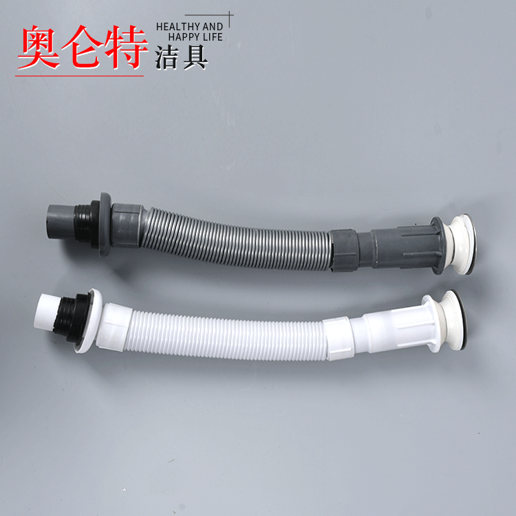The manufacturer supplies stainless steel flap integrated drain, plastic washbasin, one-piece washbasin and steel wire telescopic pipe full figure