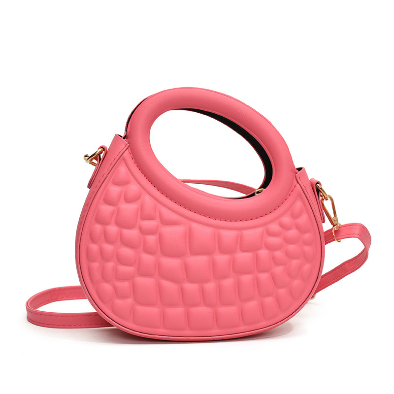Pleated, trendy and simple ins crossbody bag 2024 new autumn hand-held shoulder bag for women, commuter bag for women Item Picture