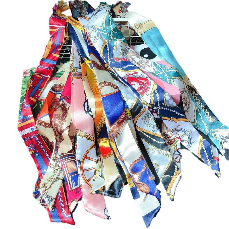 Silk scarves, scarves, square scarves in stock, bags, decorations, clothes, accessories, imitation silk color, butyl fabric, silk scarf manufacturer wholesale Item Picture