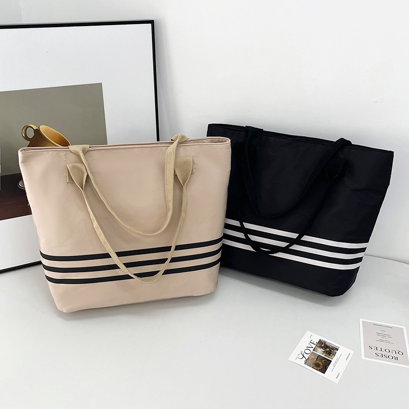 New cross-border large-capacity single-shoulder women's bag 2025 winter new Korean version handbag Tote bag Specification drawing