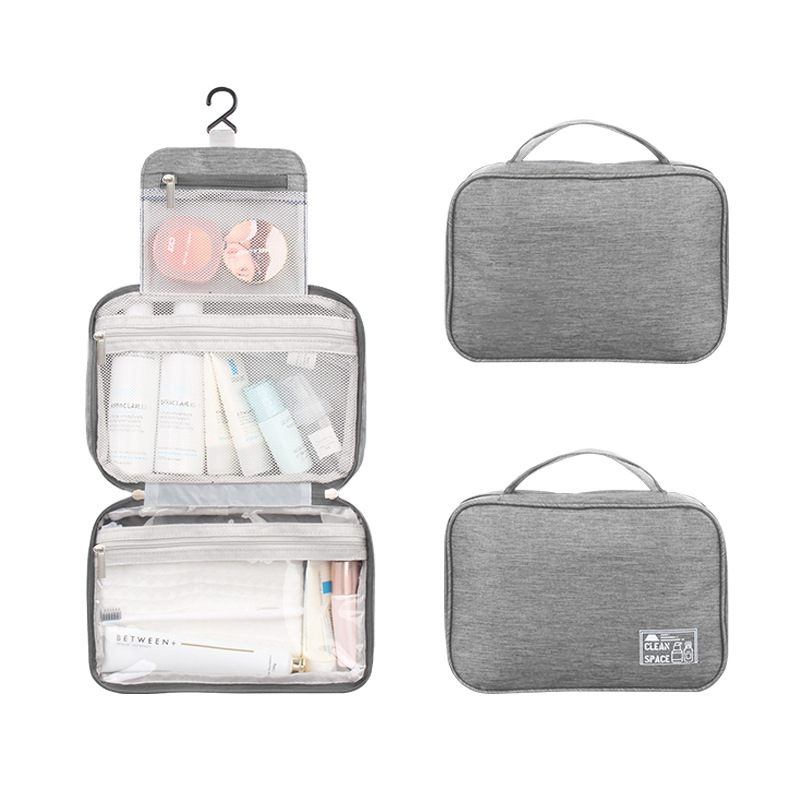 Runhui Cation multi-compartment toiletry bag, hanging dry-wet separation toiletry bag, makeup bag, large capacity, high-end feel details Picture