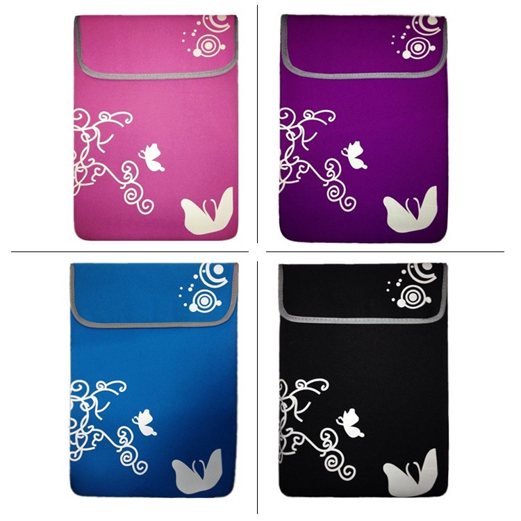 In-stock protective case with printed color Velcro for 10-inch, 12-inch, 13-inch, 14-inch and 15-inch laptop inner liner bags Application Scenario