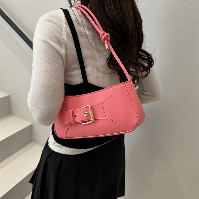 Fashionable, simple and high-quality underarm bag 2025 Spring New style popular single-shoulder bag trendy commuting niche women's bag trend Specification drawing