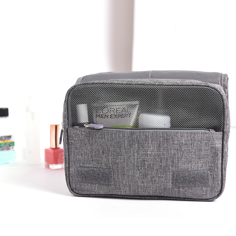 Korean-style multi-functional toiletry bag, cosmetics storage bag, hanging toiletry bag, makeup bag, large capacity, high-end feel Specification drawing