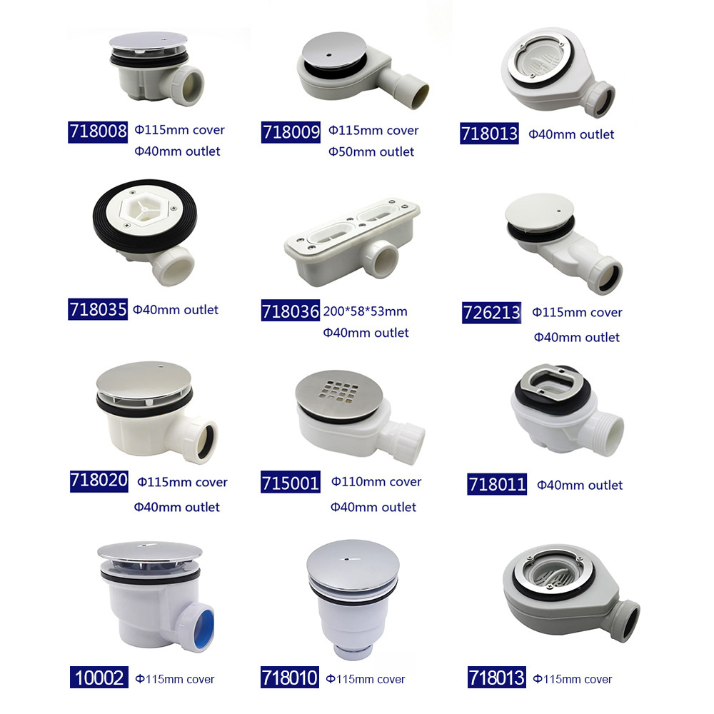 Source supply wholesale of European and American standard shower rooms, ABSPP plastic floor drains, bottom basins and drainage devices full figure