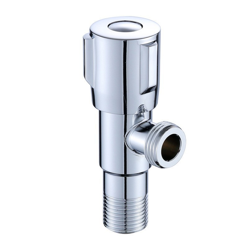 304 stainless steel gun, grey diamond hexagonal wheel, Angle valve, thickened cold and hot Angle valve, 4-minute stop valve for water heaters Item Picture
