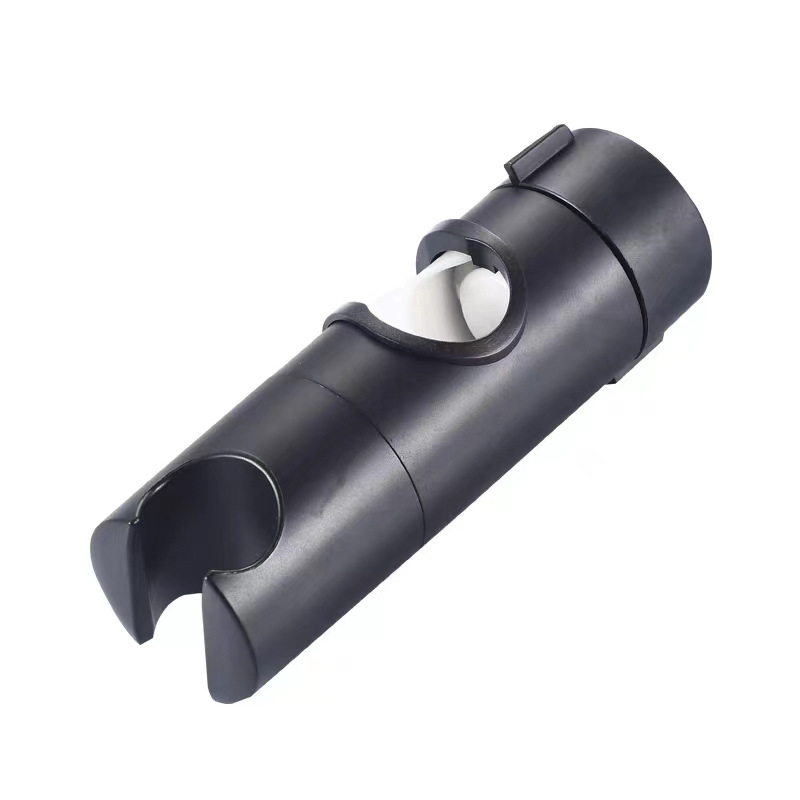 Shower lift pole bracket, plastic showerhead seat sliding sleeve, round pipe pole, movable middle fork insert frame, 18-25mm straight buckle Item Picture