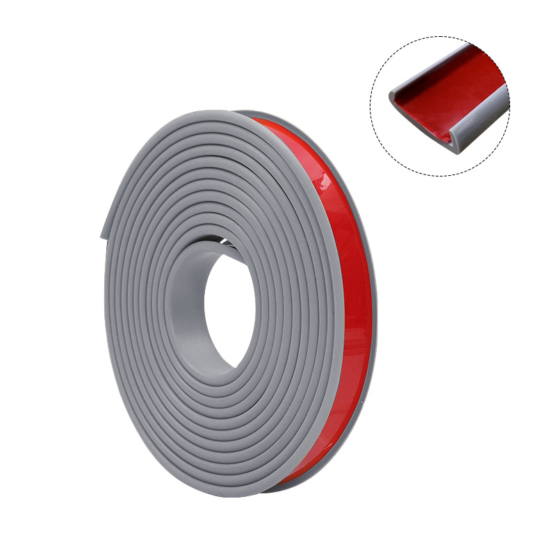 U-shaped edge sealing strips for doors, Windows, electrical cabinets, cars, self-adhesive U-shaped edge sealing strips, waterproof and oil-proof, furniture and home decoration strips Item Picture