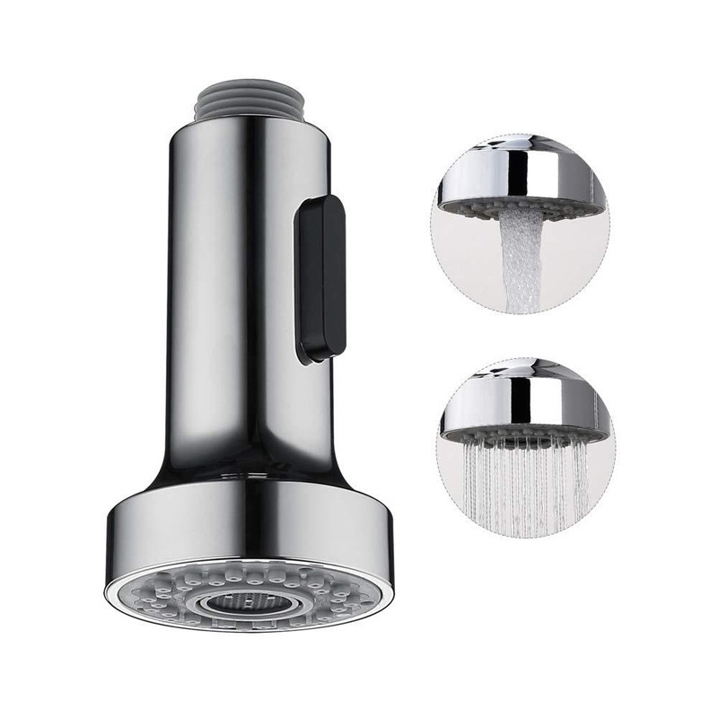 Kitchen pull-out faucet accessories: anti-splash head, pull-out and retractable head, water outlet head replacement head, pull-out faucet bubble maker Specification drawing