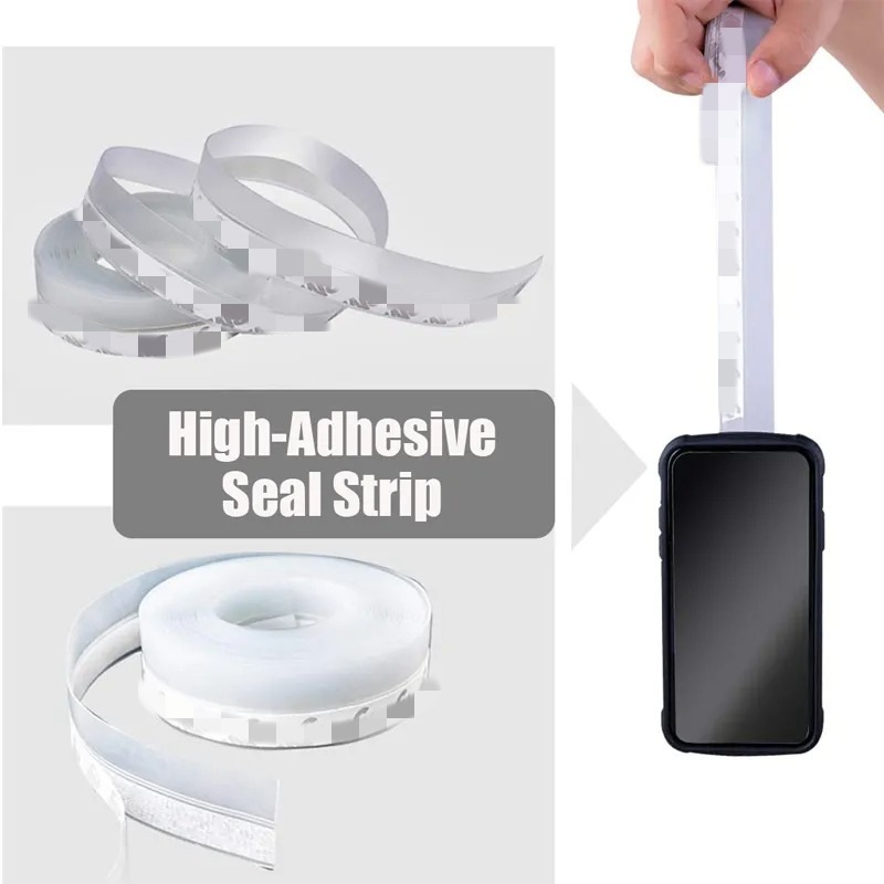 5M/10M door bottom sealing strip, window rubber sealing strip, windproof and dustproof self-adhesive door windshield sealing strip Specification drawing