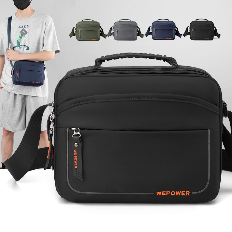 wepower's new unisex casual crossbody bag, a versatile sporty shoulder bag with a large capacity for men full figure