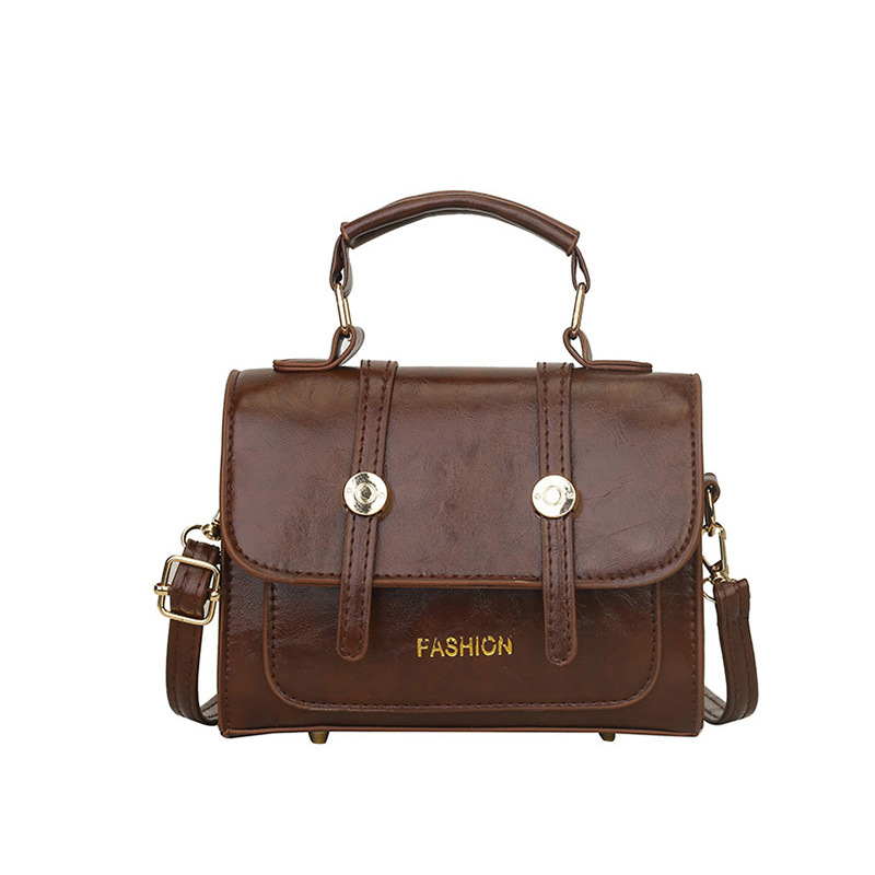 Wholesale retro and simple handbags, women's bags, spring new styles, fashionable and stylish, single-shoulder Cambridge bags, crossbody small square bags Item Picture