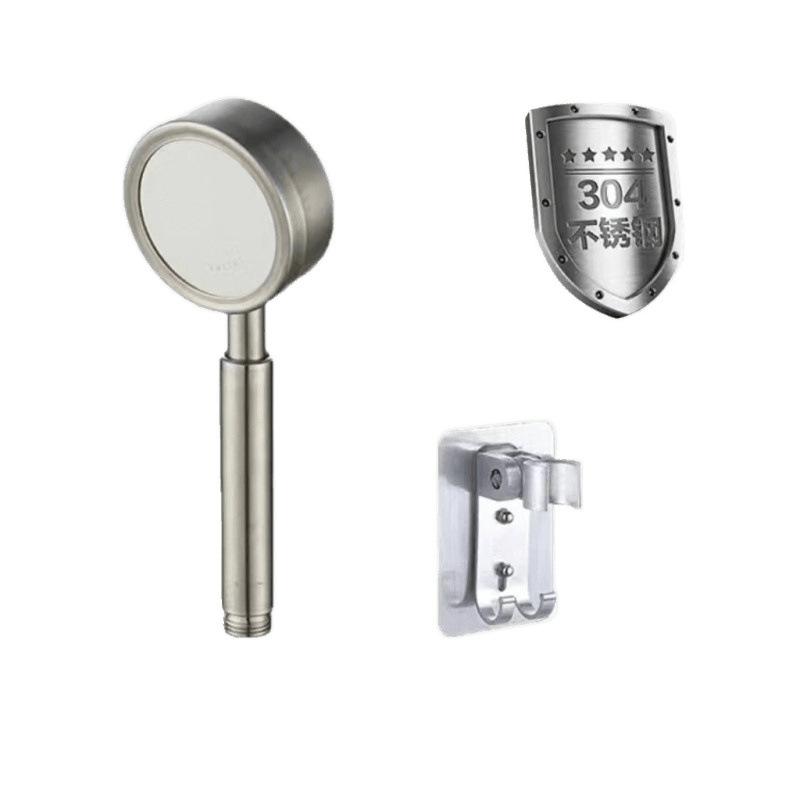 German shower head faucet set, complete set of 304 stainless steel pressure-increasing anti-splash shower heads, factory chain Item Picture