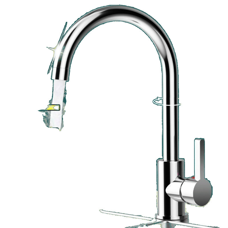 Kitchen faucet, cold and hot water sink, two-in-one washing basin, all-copper single-cooling stainless steel, universal for home use, free shipping Item Picture