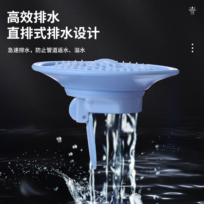 Sewer anti-odor cover plug, anti-insect and anti-odor return device, universal for bathroom sewer filter screen and floor drain core Application Scenario