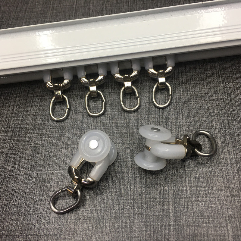 Curtain track pulley alloy wheel durable thickened curtain wheel silent smooth pulley hanging wheel alloy wheel sliding wheel Specification drawing