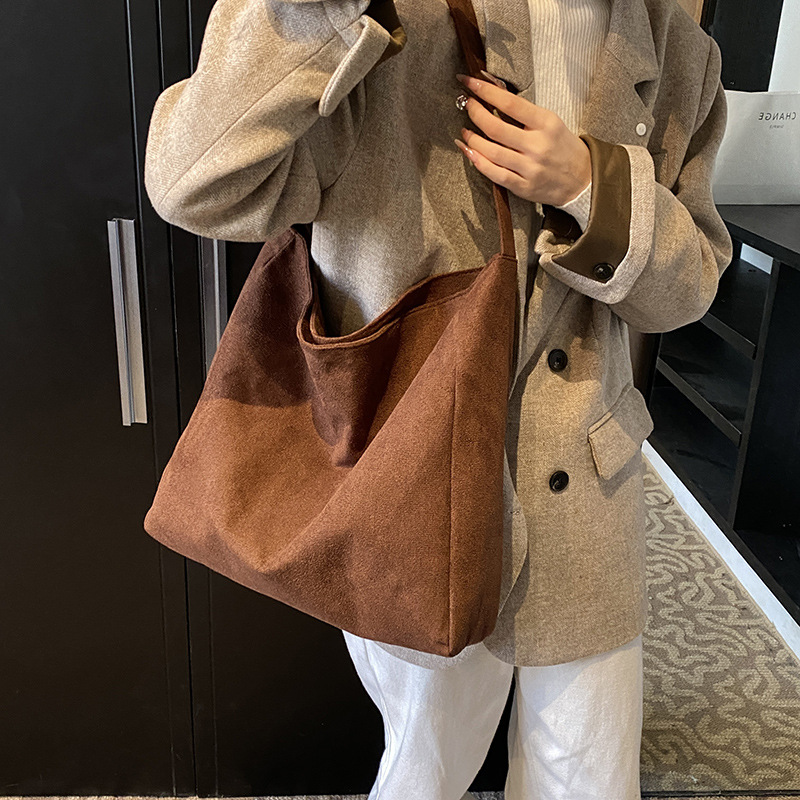 A large-capacity, high-quality female 2024 new style college student schoolbag, commuter tote bag and single-shoulder bag for foreign trade Specification drawing