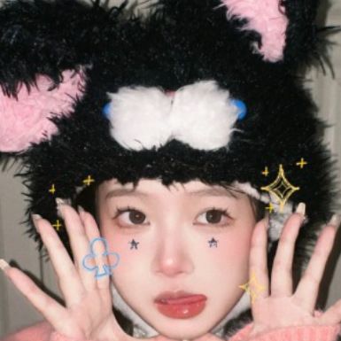 Low-price in-stock, instant delivery of cute plush rabbit ear pullover hats, sweet thickened warm furry ear-protecting Lei Feng hats details Picture
