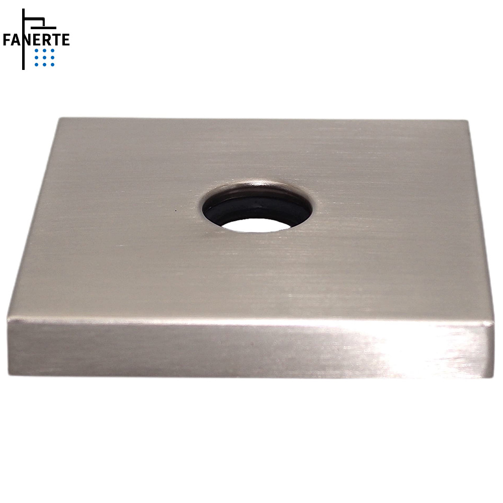 3.5-inch square showerhead arm decorative cover SUS304 universal enlarged and extra-large ugly cover protective cover plate for cross-border use details Picture