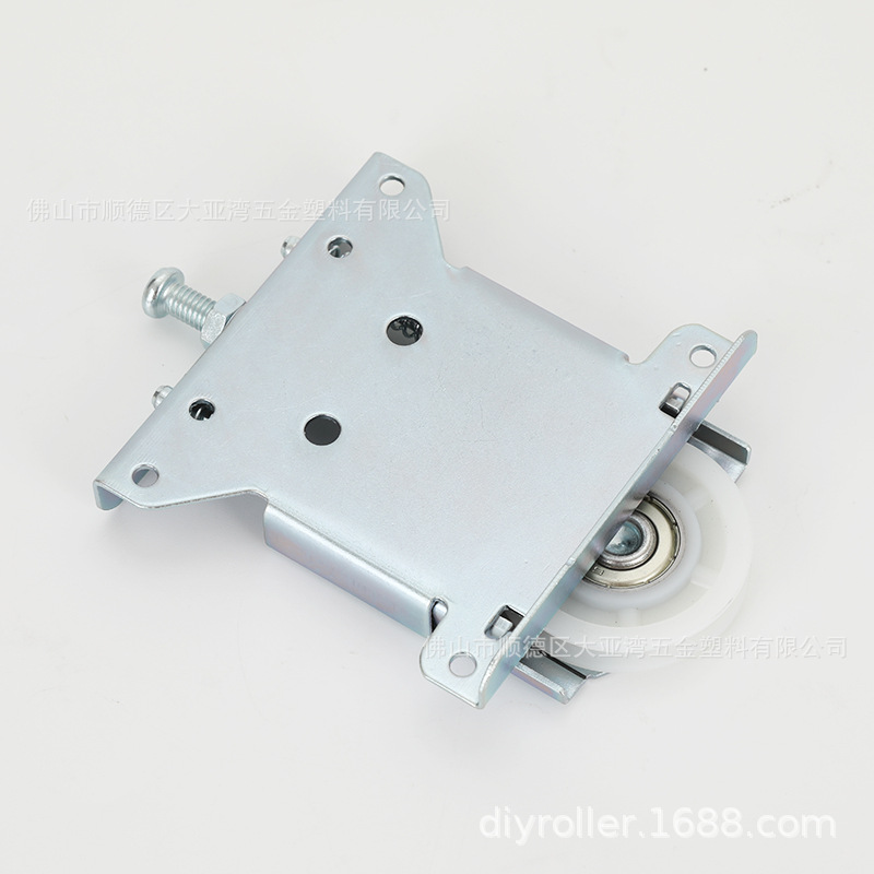 Wholesale of door and window pulleys, wardrobe pulleys, sliding door pulleys, silent load-bearing adjustable range 0-21mm Specification drawing