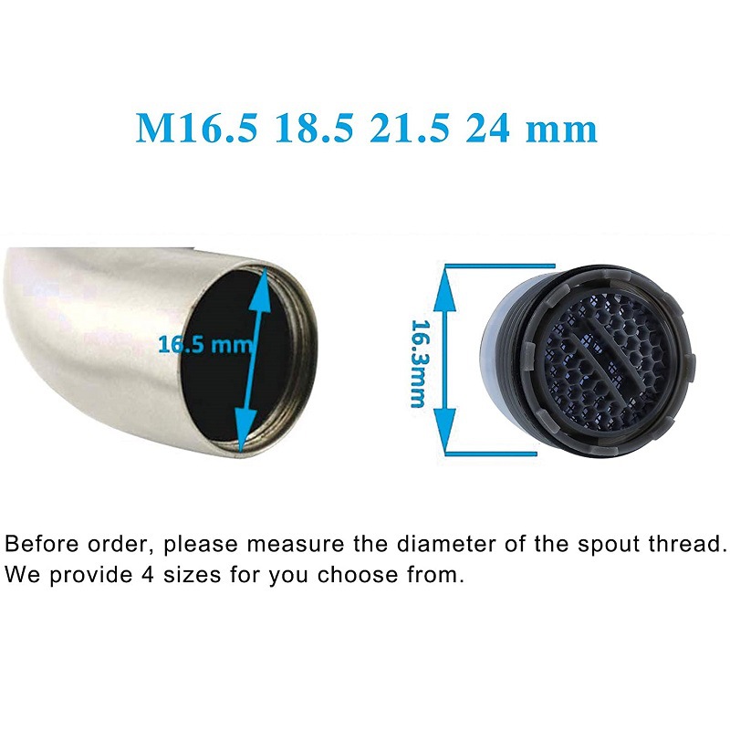 100-3 Coin-type faucet built-in aerator filter core net aerator wrench disassembly tool set Application Scenario