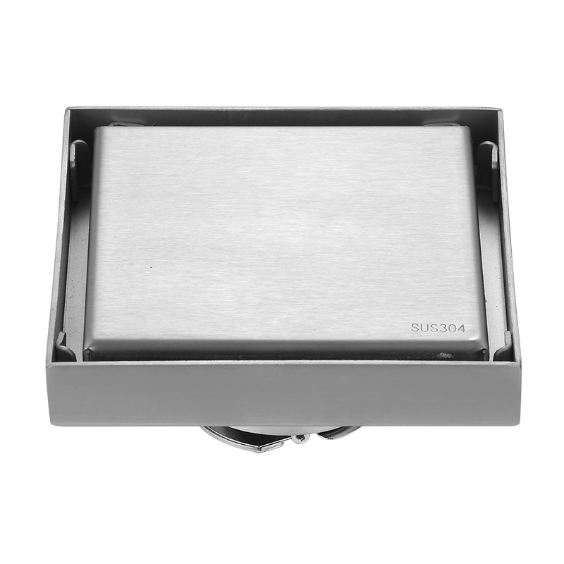 304 thickened stainless steel floor drain, large-capacity cross-border invisible floor drain, hotel bathroom concealed floor drain Item Picture