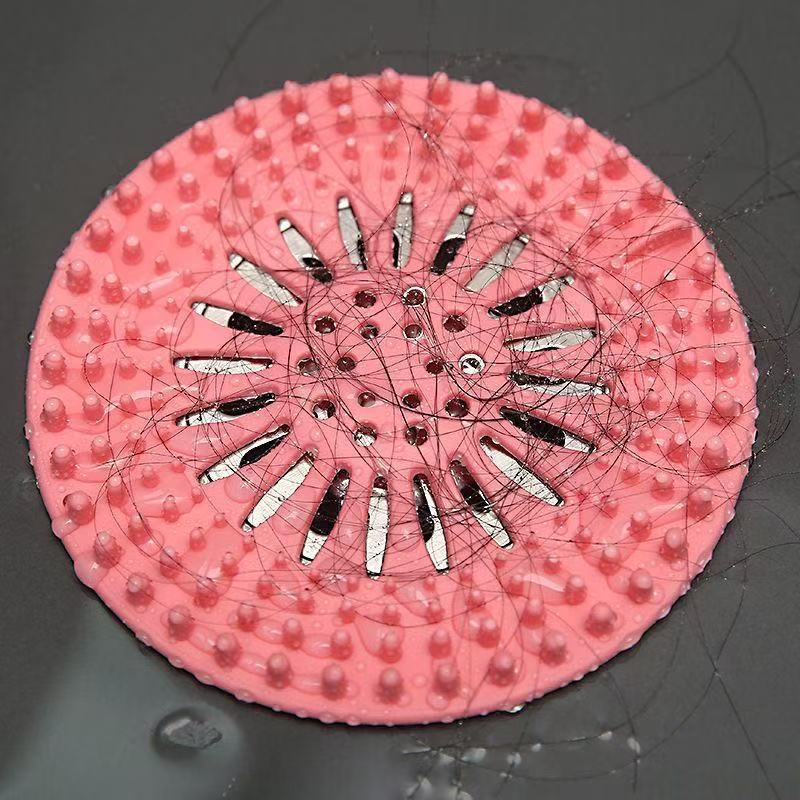 New universal bathroom floor drain cover, floor drain deodorizer, silicone deodorizer pad, sewer odor removal wonder Specification drawing