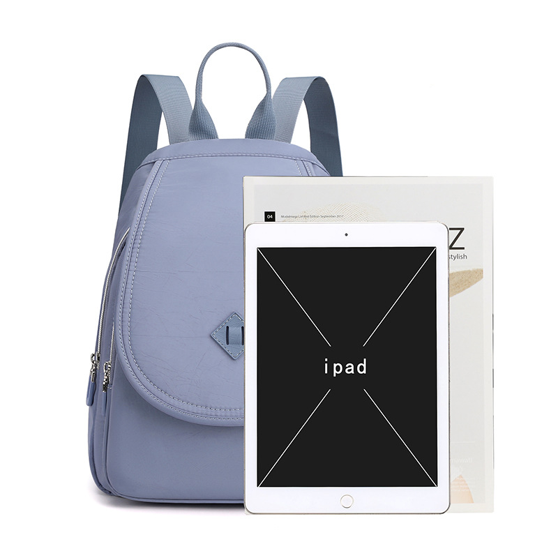 Factory direct sales of new multi-layer backpacks for women, large-capacity, personalized and simple backpacks, fashionable and portable schoolbags from Europe and America Item Picture