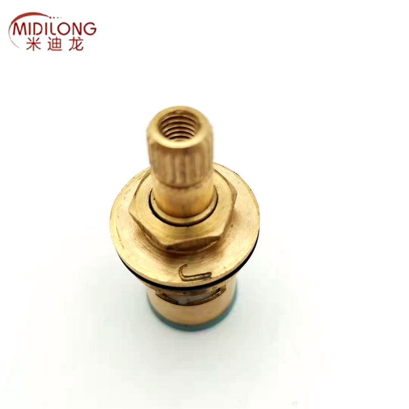 304 stainless steel valve core, quick-opening copper valve core, single-cooling copper valve core, washing machine faucet copper valve core, ceramic plate valve core Specification drawing