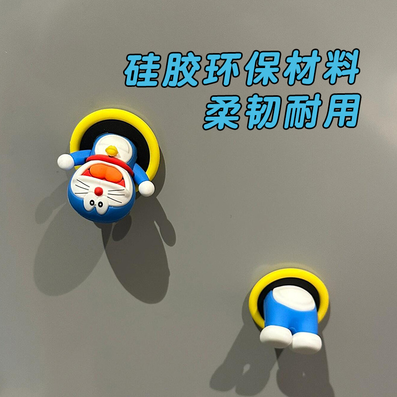 Refrigerator magnets, personalized and creative Doraemon 3d stereoscopic cartoon, cute entrance door, multi-functional magnetic decoration Item Picture